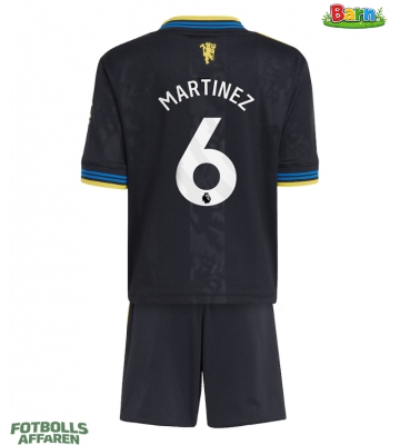 Manchester United Lisandro Martinez #6 Tredjeställ Barn 2025-26 Kortärmad (+ Korta byxor)